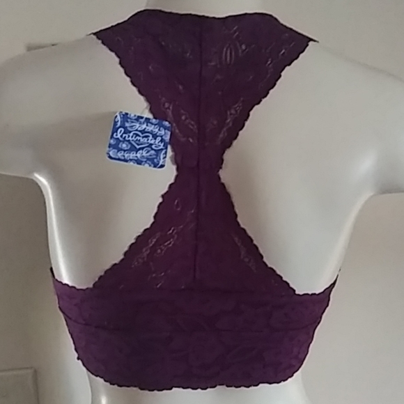 FREE PEOPLE Galloon Racerback Grape Bralette - Picture 4 of 4
